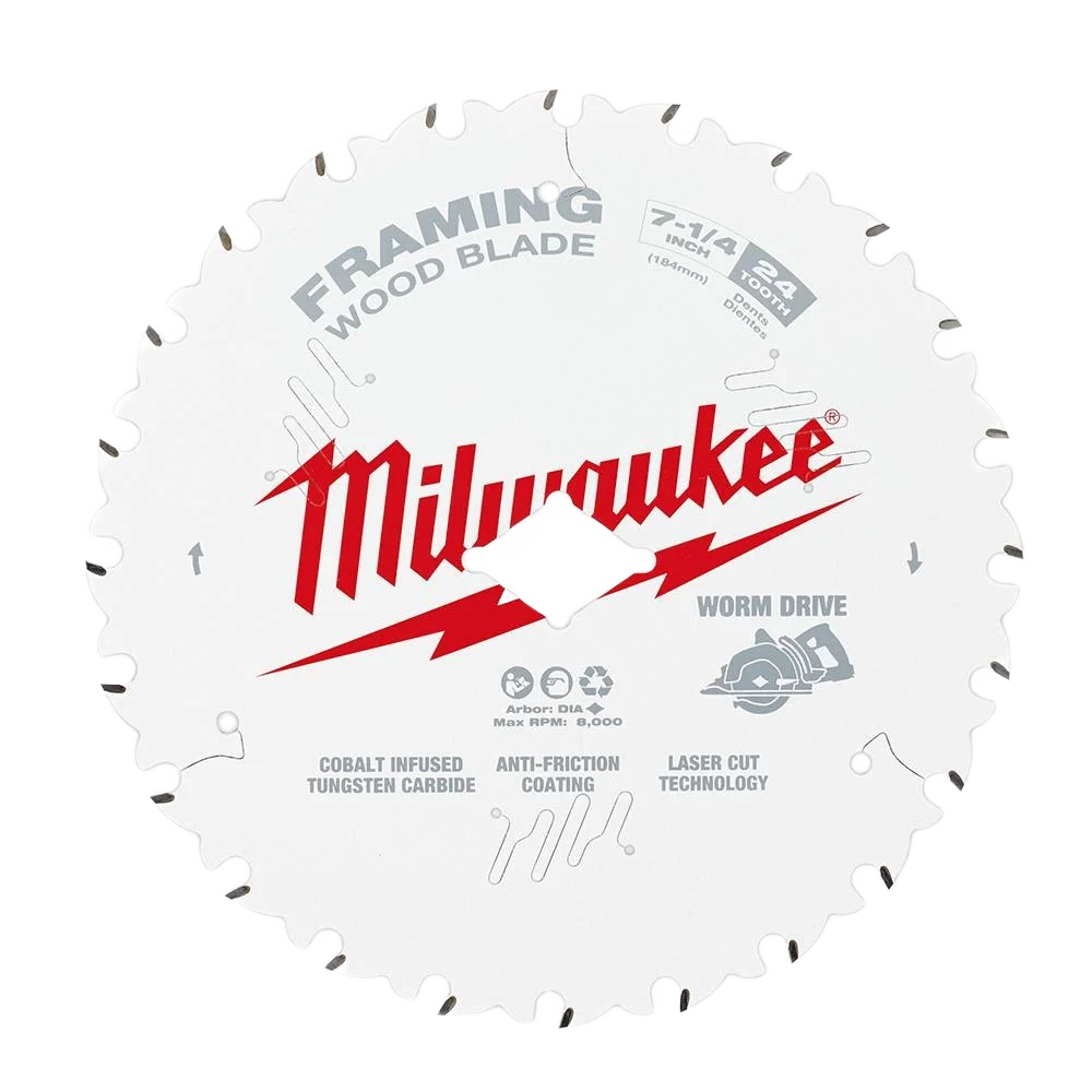 Detailed Milwaukee 7-1 4 24T Framing Circular Saw Blade Quality