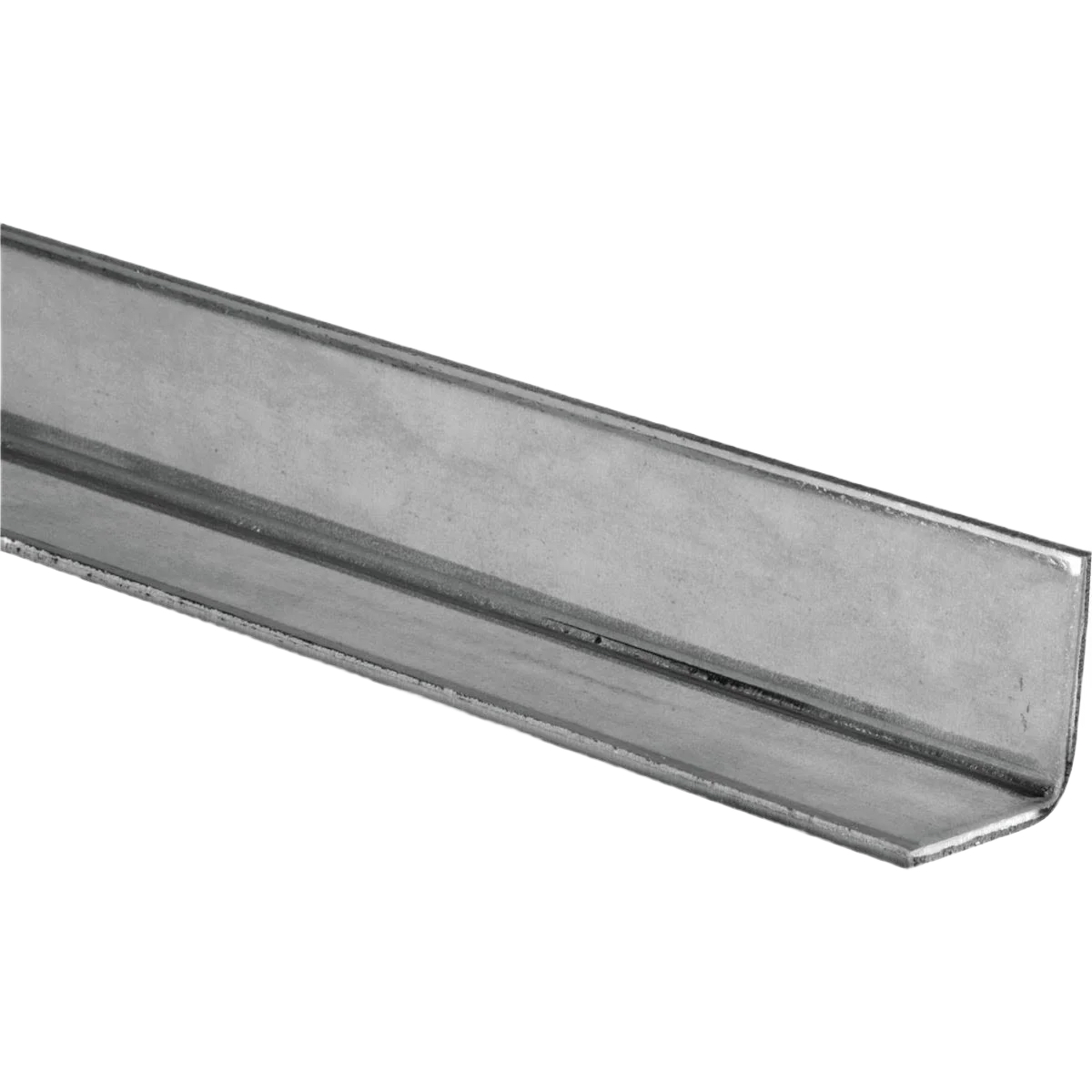 Sustainable SteelWorks Zinc-Plated Solid Angle 1-1 4 In. x 4 Ft. Original Design