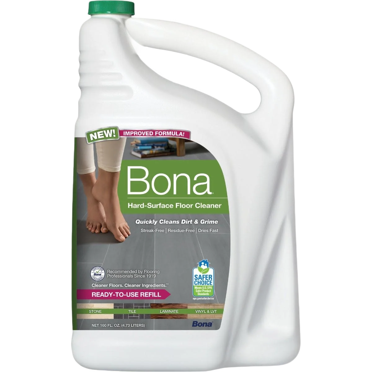 Excellent Bona Hard Surface Floor Cleaner 160 oz. Natural
