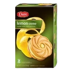 Top-Quality Dare Lemon Cr egrave me Cookies 10.2 oz. Casual