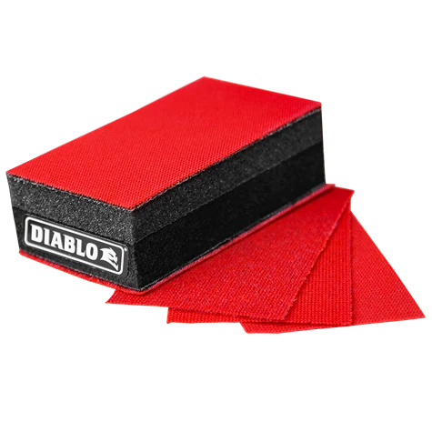 Natural Diablo 2-3 4 x 5-In. Reusable Hand Sanding Block Easy-to-Use