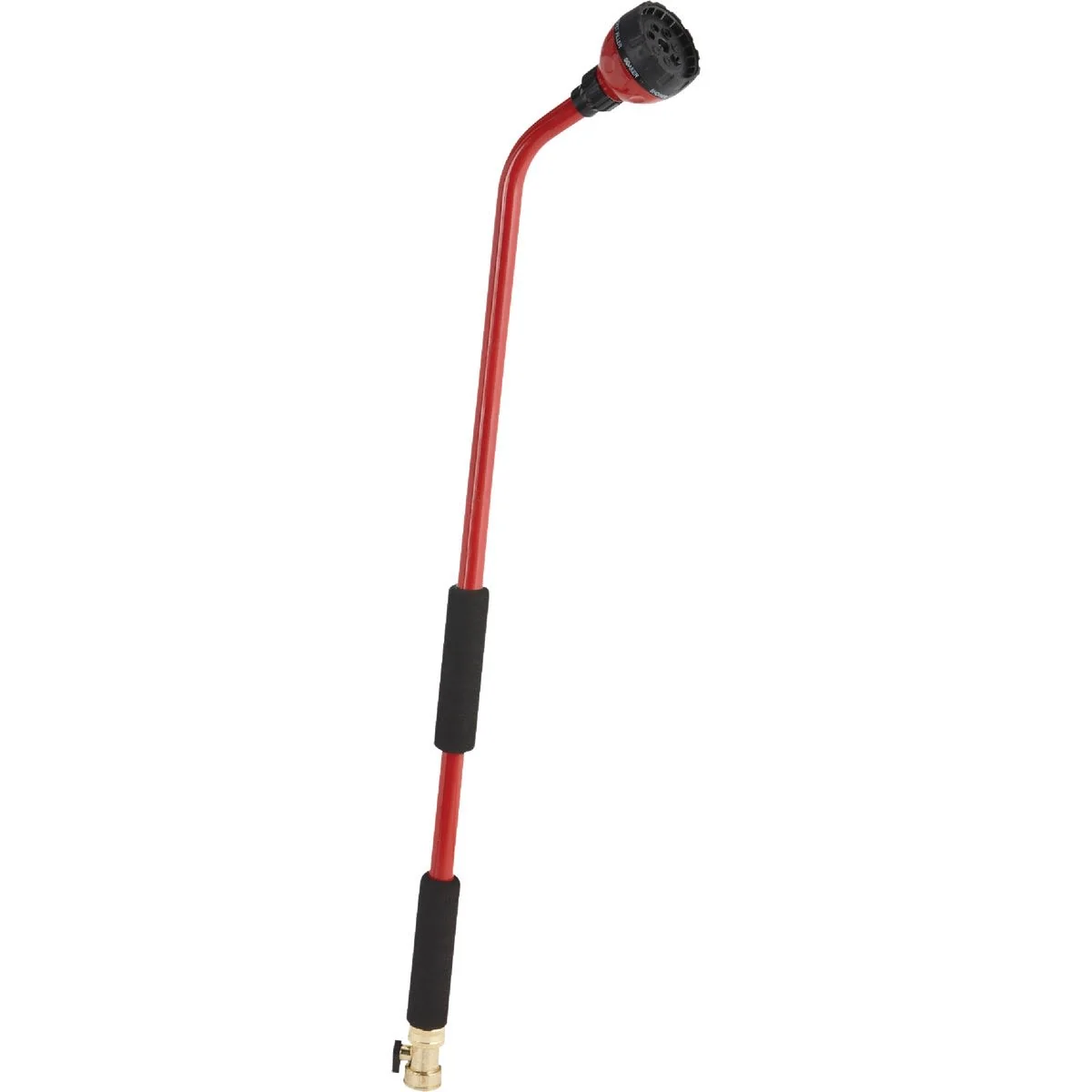 Fashionable Garden 7 Pattern Red Water Wand with Flow Control Lever 33 in. Original