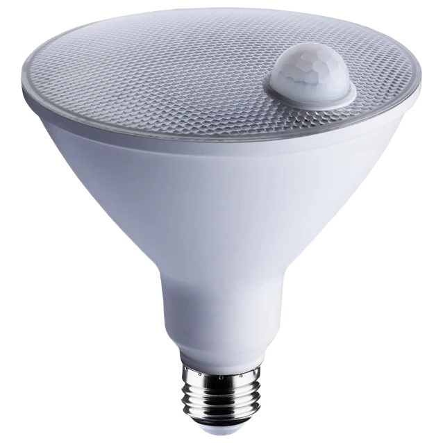 Authentic Satco 14 Watt PAR38 LED 3000K Motion Sensor Flood Light Bulb Consistent