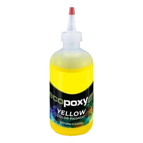 Detailed EcoPoxy Yellow Color Pigment 120mL Unique