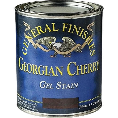 Practical General Finishes Georgian Cherry Gel Stain 1 Quart Effective