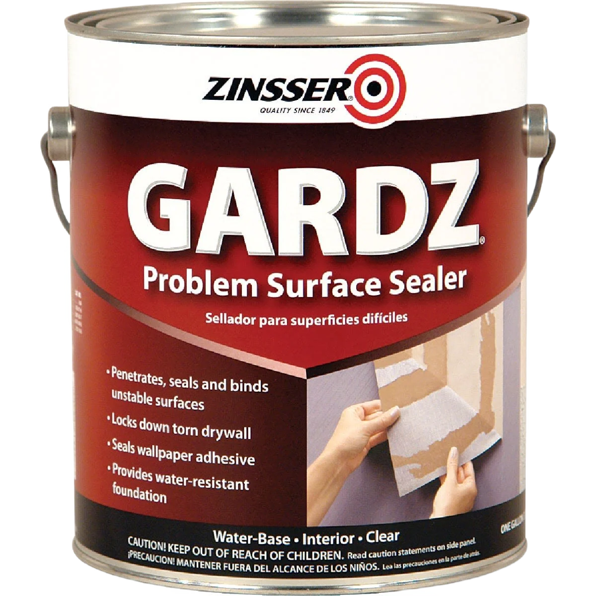 Fine Zinsser GARDZ Water Base Low Odor Damaged Drywall Sealer 1 Gallon Long-Lasting