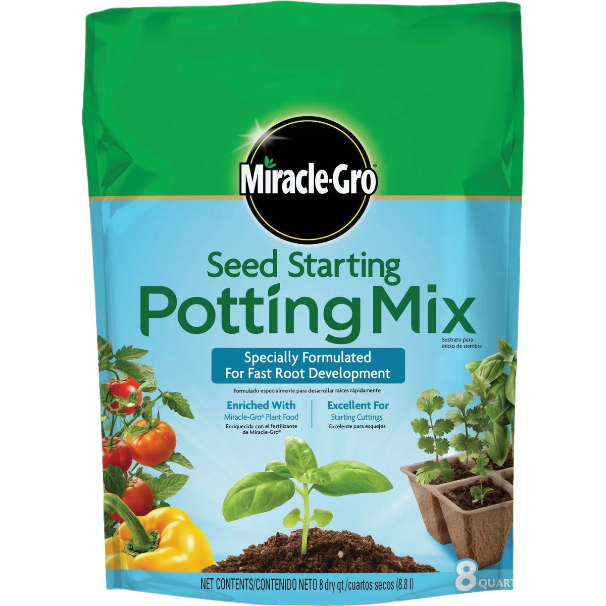 Healthy -Gro 8 Qt. Indoor Seed Starting Potting Mix Powerful