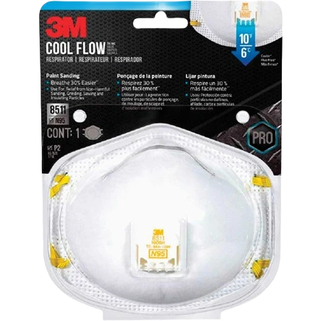 Consistent 3M N95 Woodworking Sanding and Fiberglass Valved Respirator Fashionable