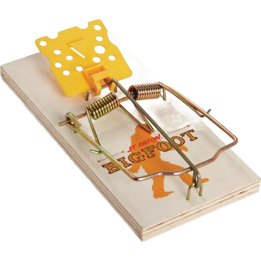 Top-Quality JT Eaton Bigfoot Rat Trap with Expanded Trigger 1-Pack Smooth
