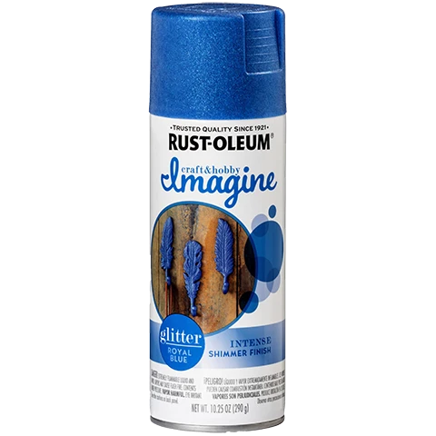 Durable Rust-Oleum Imagine Craft Hobby Blue Glitter Spray Paint 10.25 oz. Professional