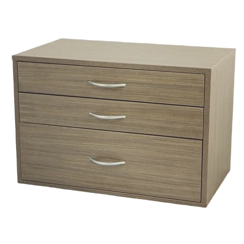 Verified domRail Driftwood O-Box with 3 Drawers Trusted