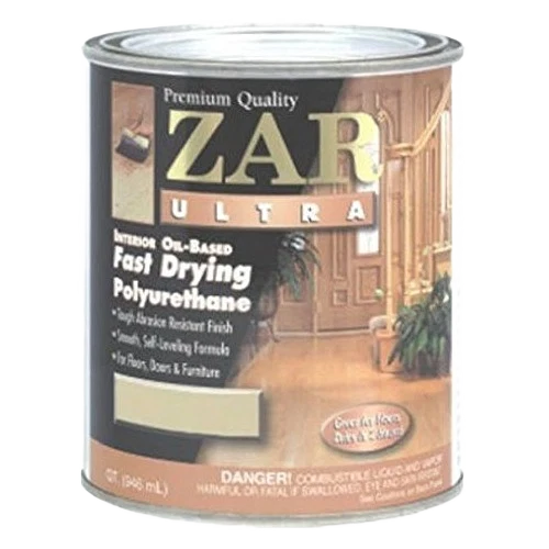 Professional ZAR Ultra Fast Drying Satin Polyurethane Quart Genuine