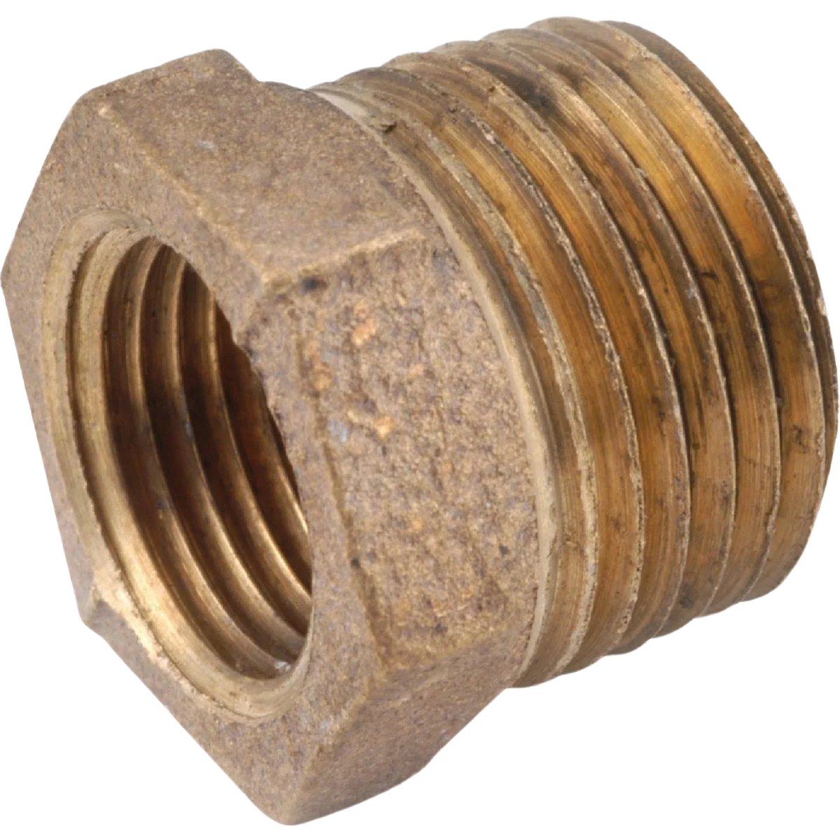 Excellent Anderson Metals Red Brass Hex Reducing Bushing 1-1 4 In. MPT x 1 In. FPT Environmentally Friendly