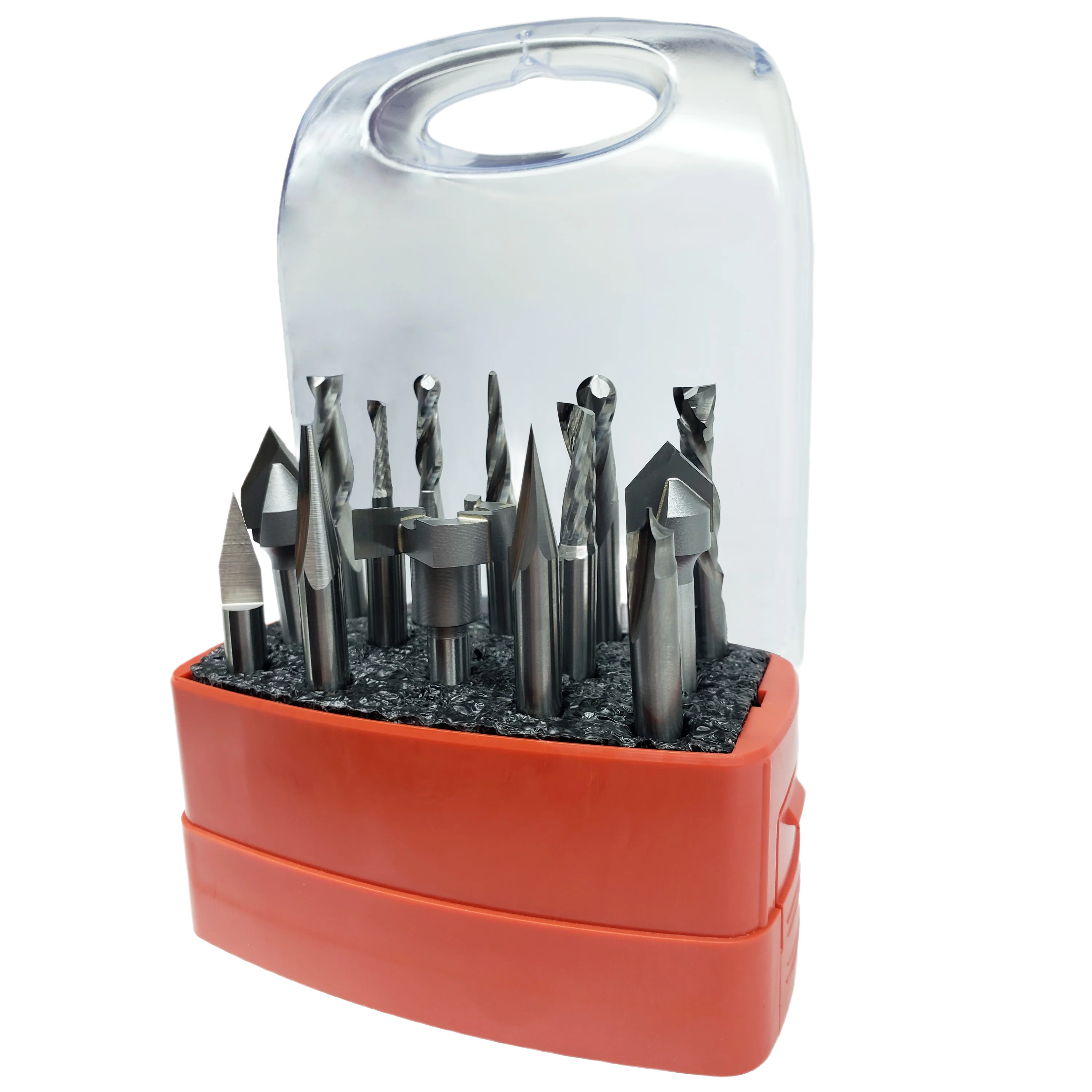 Fine Whiteside 714 The Works 14 Pc. CNC Router Bit Set Artisan