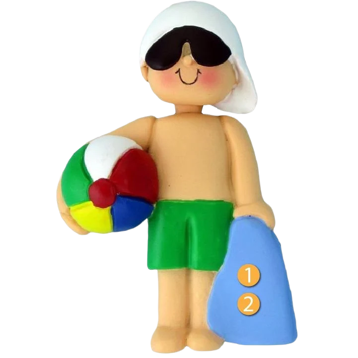 Optimized Ornament Central Personalized Male Beach Child Ornament Powerful