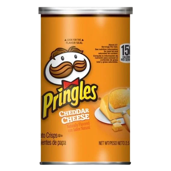 Specialty Pringles Cheddar Cheese 2.5 oz. Advanced