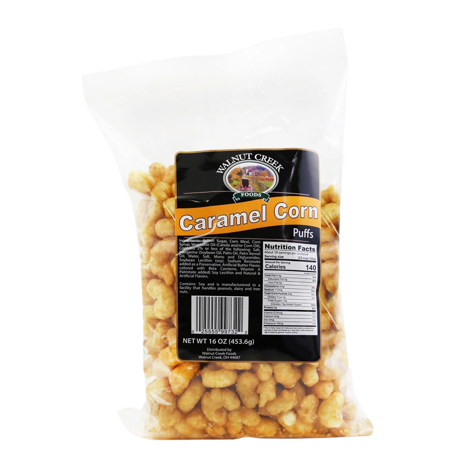 Comfortable Walnut Creek Puff Caramel Corn 16 oz. Safe