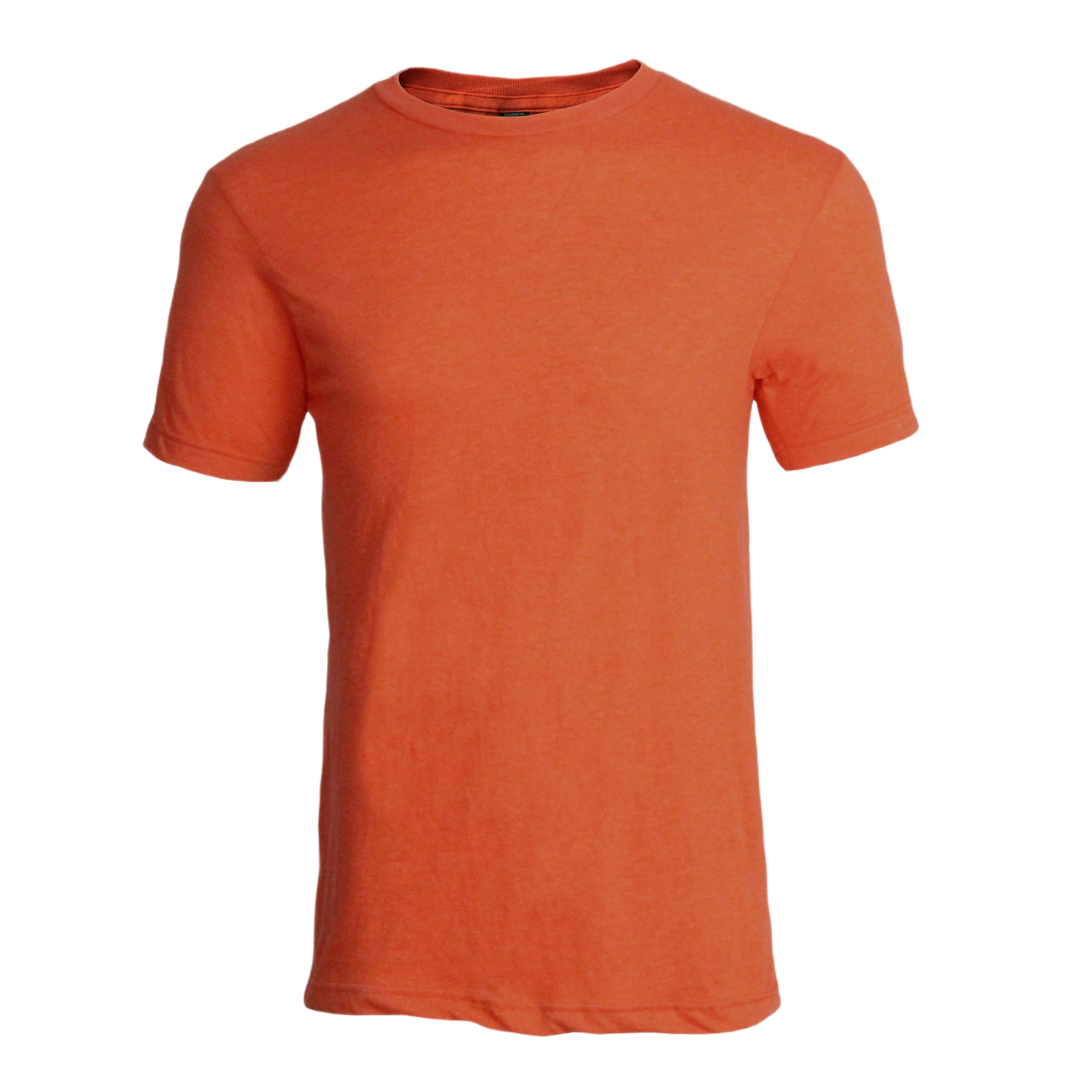 Classic Tultex Unisex XL Poly-Rich Heather Orange Short Sleeve Shirt Eco-Friendly