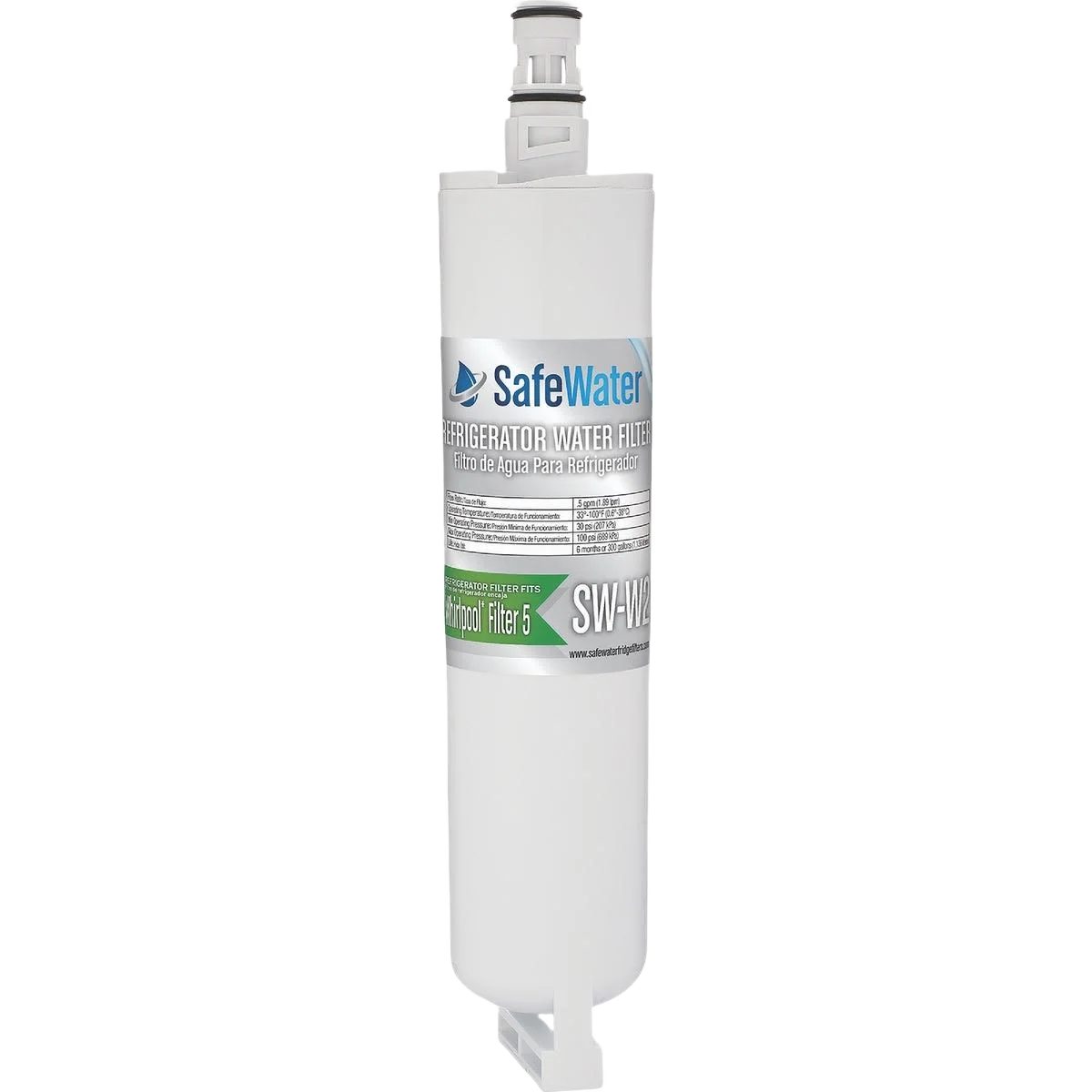 Casual SafeWater Icemaker Refrigerator Water Filter Cartridge for Whirlpool Contemporary