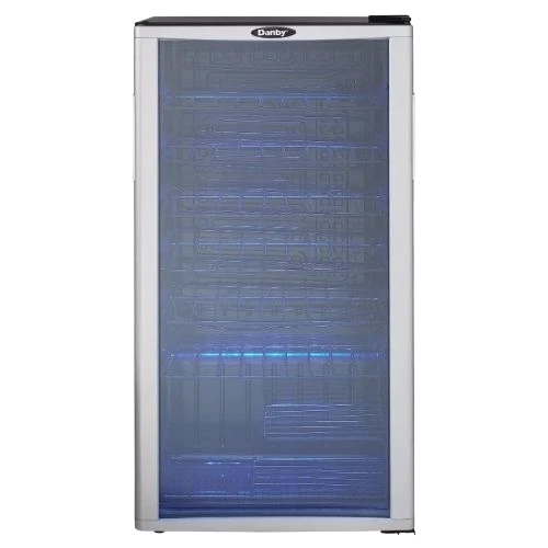 Minimalist 35 Bottle Wine Cooler Reversible Door Tempered Glass Door Worktop Trendy