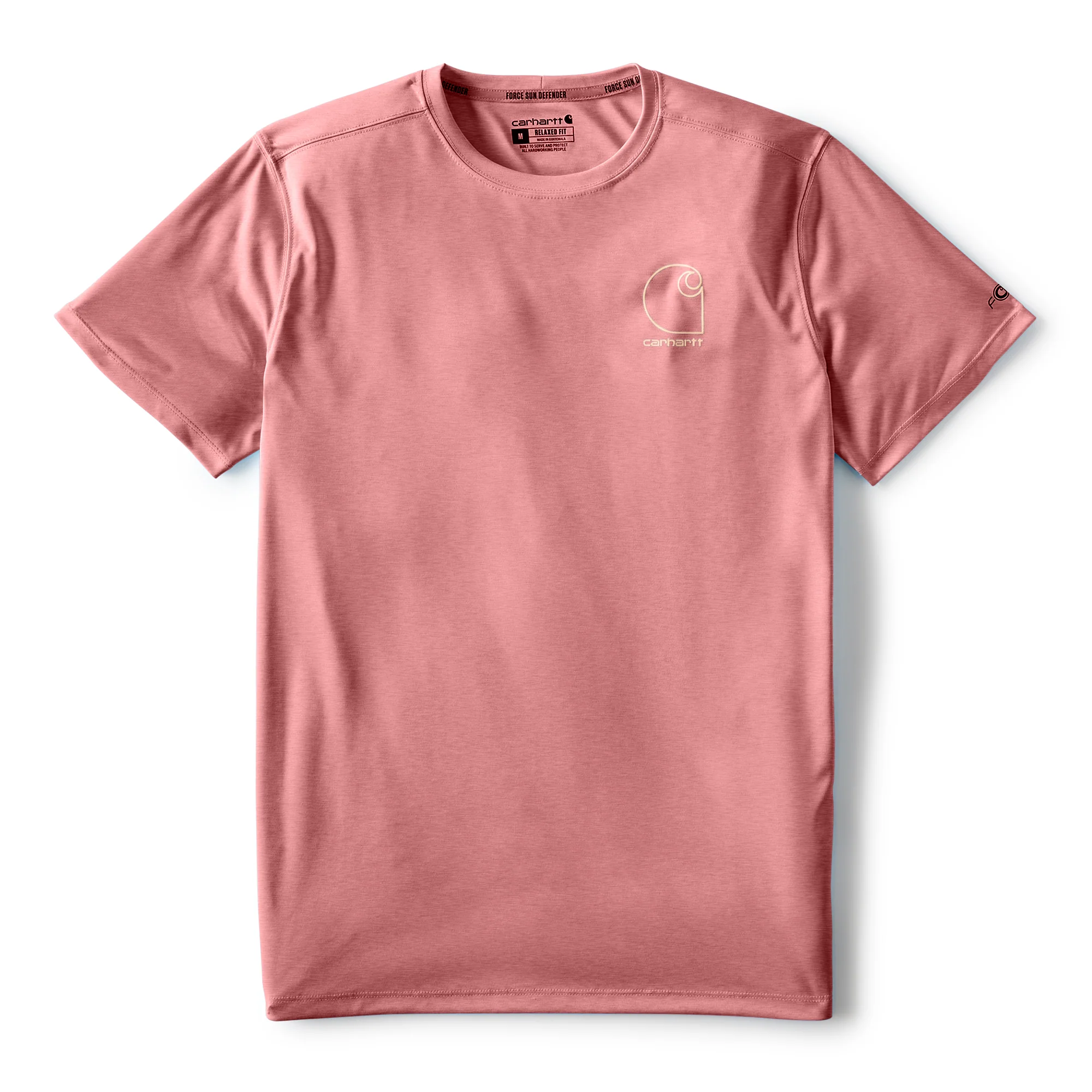 Premium Carhartt Men’s Force Sun Defender Relaxed Logo T-Shirt Easy-to-Use