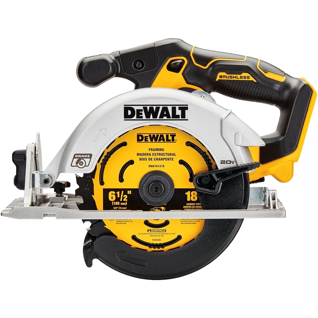 Fashionable DEWALT 20V MAX Brushless 6-1 2 In. Cordless Circular Saw Tool Only Solid