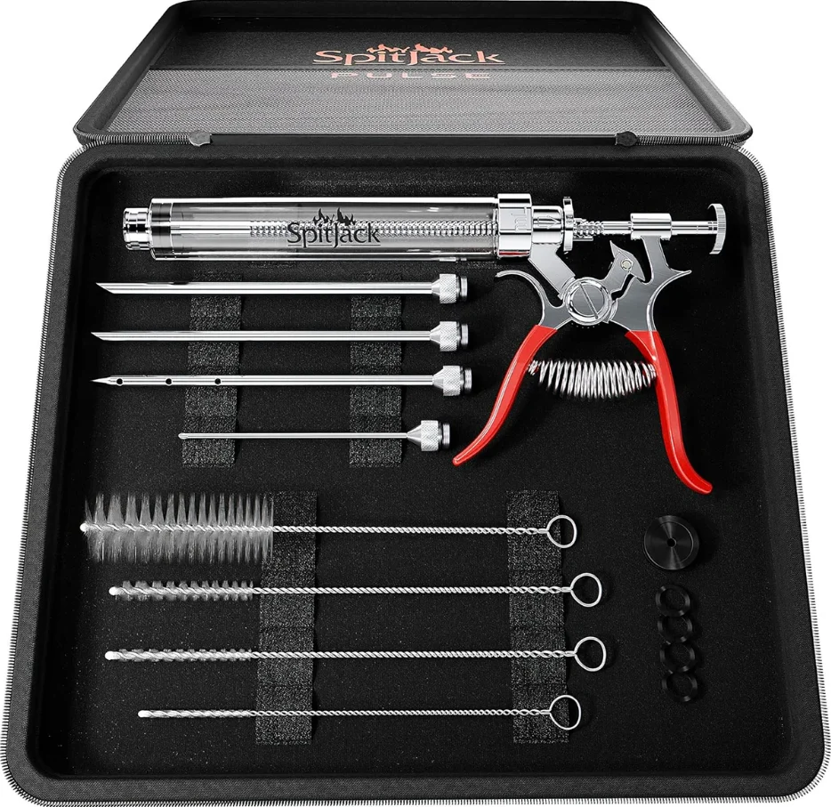 High-End SpitJack PULSE Meat Injector Kit Premium