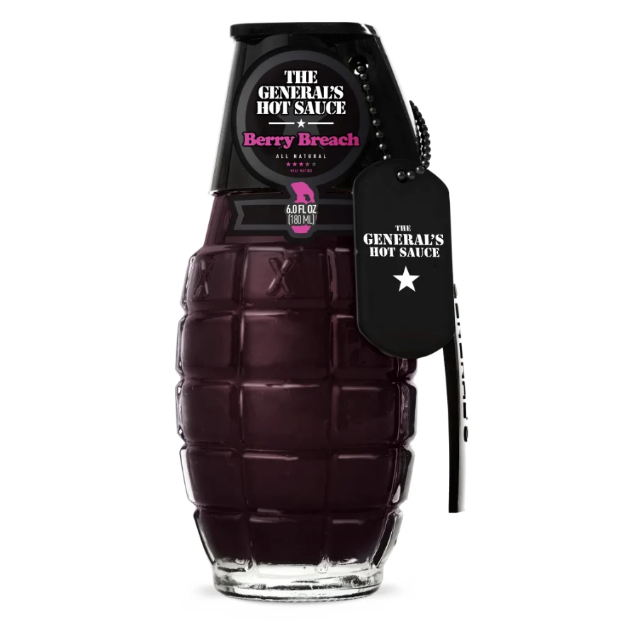 Comfortable The General’s Berry Breach Hot Sauce 6 oz. Consistent