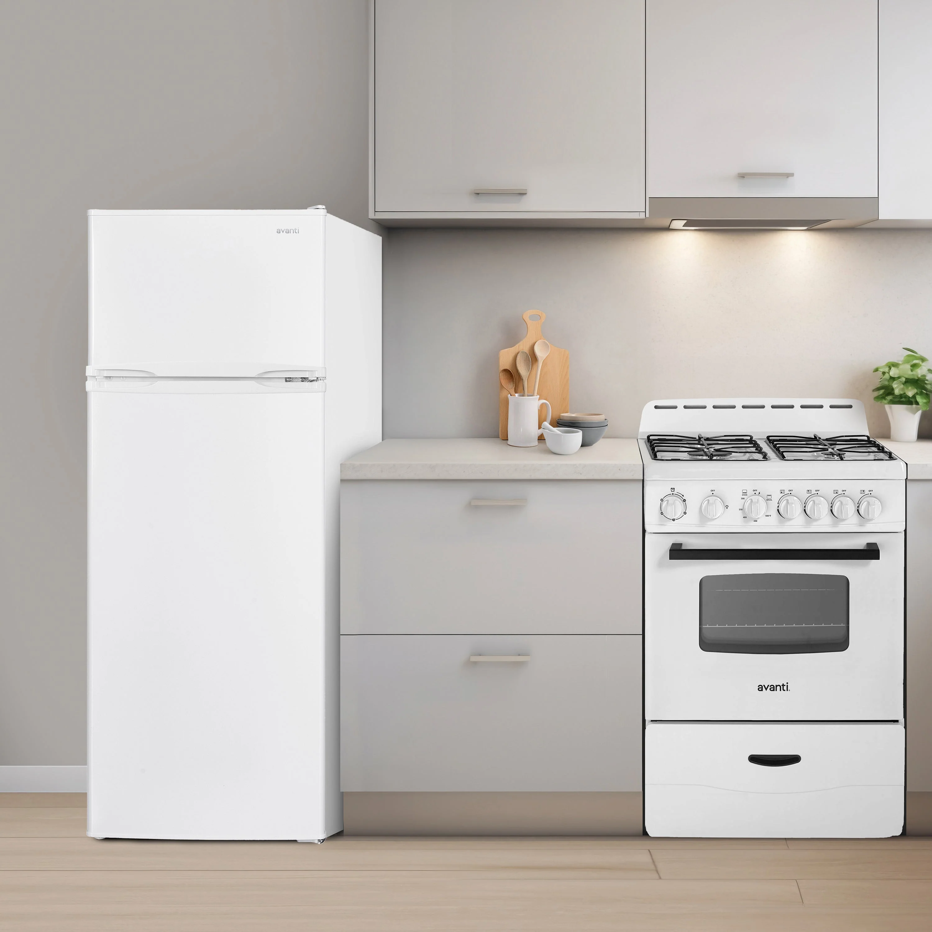 Refined Avanti 7.5 cu. ft. Apartment Size Refrigerator – Stainless Steel Durable
