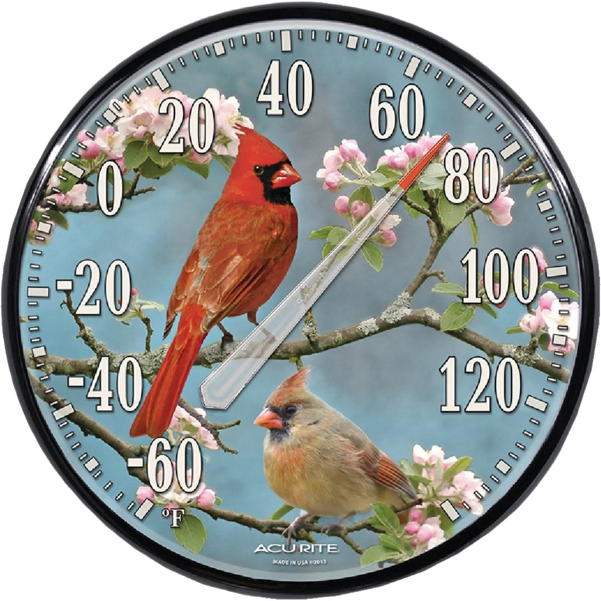 Convenient AcuRite Fahrenheit Outdoor Wall Thermometer 12.5 in. Sophisticated