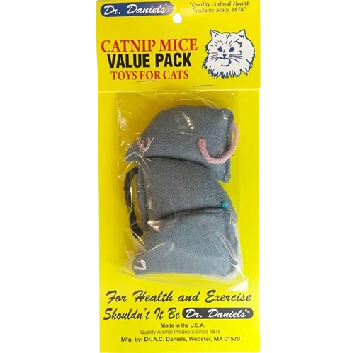 Genuine Mr. Daniels 1903 Catnip Filled Mouse Professional