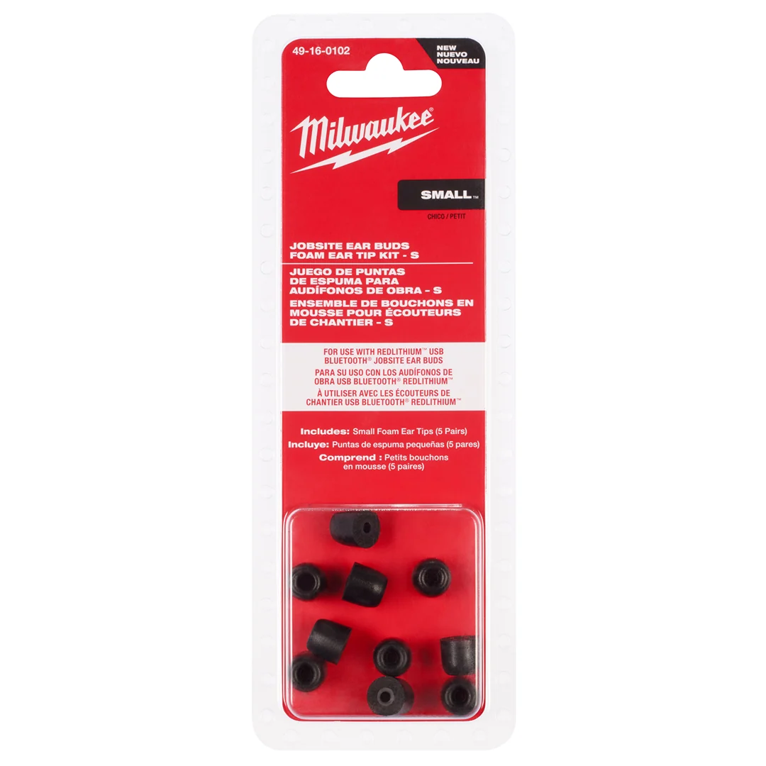 Advanced Milwaukee Jobsite Ear Buds Ear Tip Kits Small Innovative