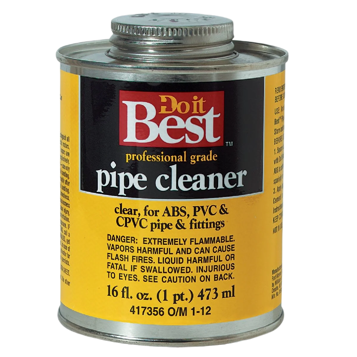 Sustainable Do it Clear Professional Grade Pipe Cleaner 16 oz. Durable