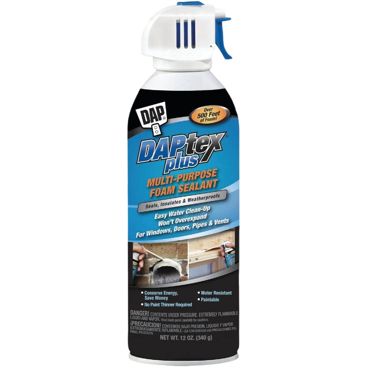 Minimalist DAP DAPtex Plus Multi-Purpose Foam Sealant 12 Oz Healthy