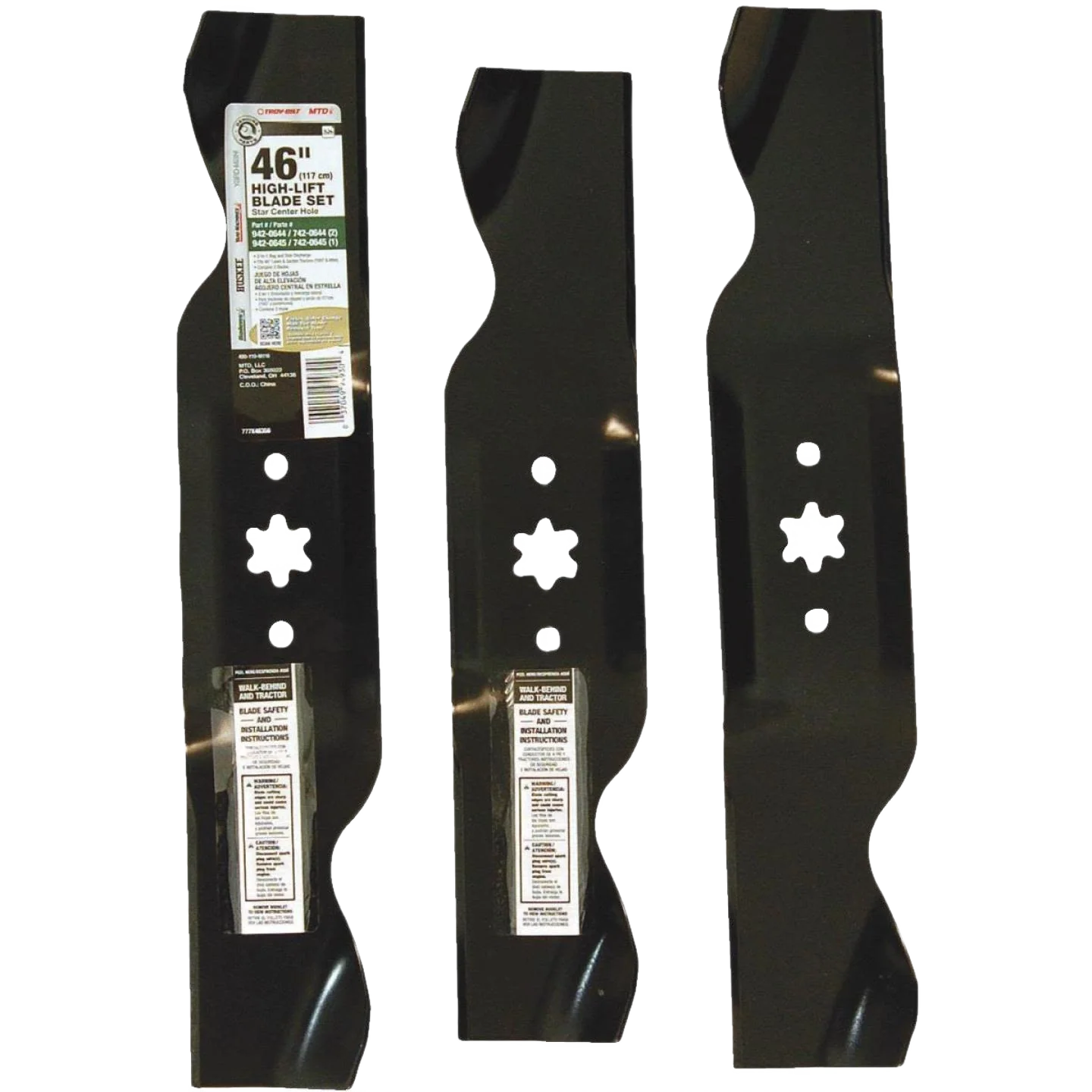 Smooth Arnold MTD 46 in. Deck Star Mower Blade Set Proven