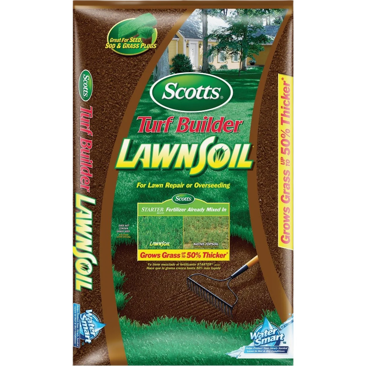 Sustainable Scotts Turf 1.5 Cu. Ft. Builder LawnSoil Top Soil Durable