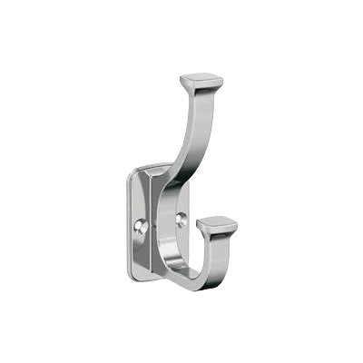 Carefully Designed Amerock Alder Two Prong Polished Chrome Decorative Wall Hook Trusted