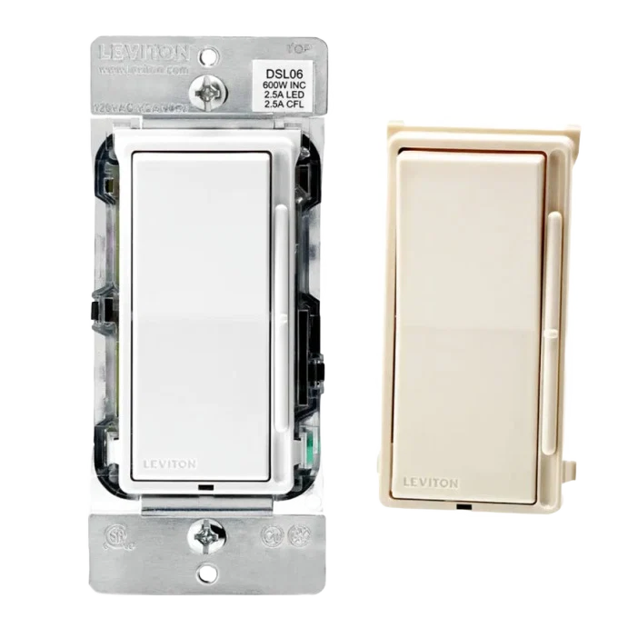 Official Leviton Decora Universal Color Change Slide Dimmer Switch Kit Efficient
