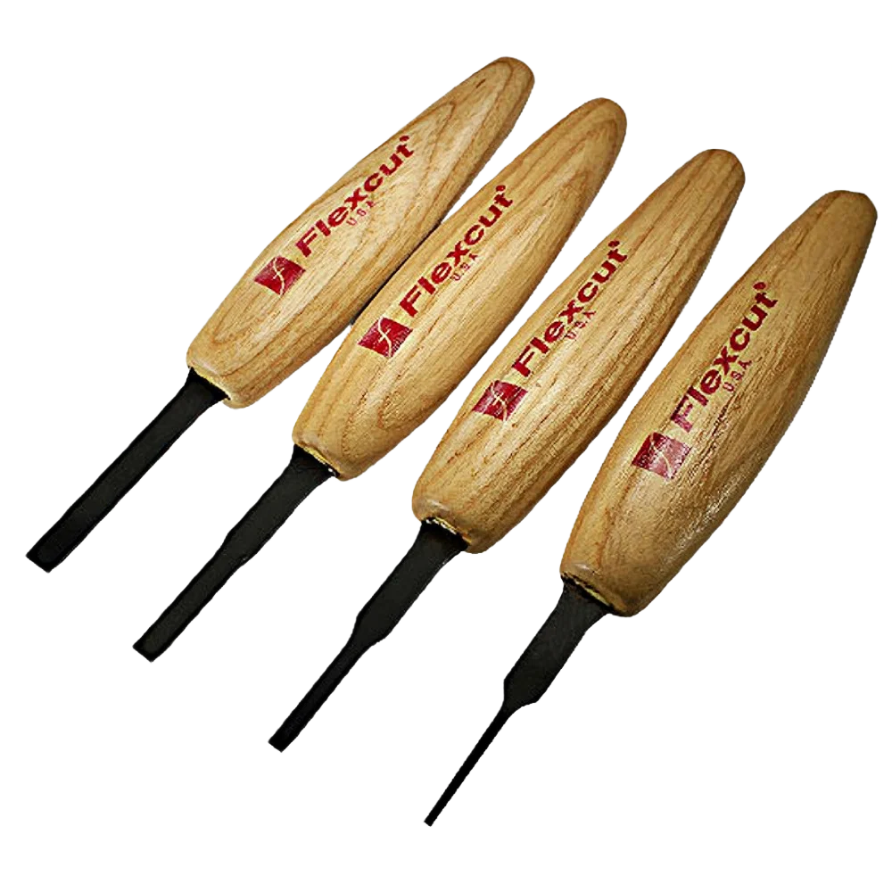 Elite Flexcut 4 Pc. Micro Chisel Tool Set Modern