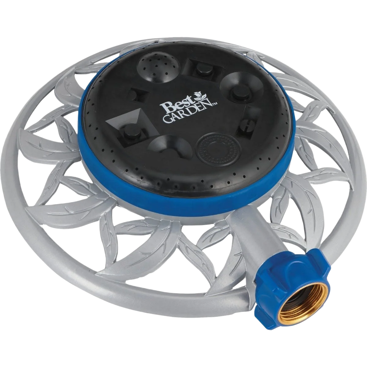 Sustainable Garden Metal Stationary Turret Sprinkler Clean