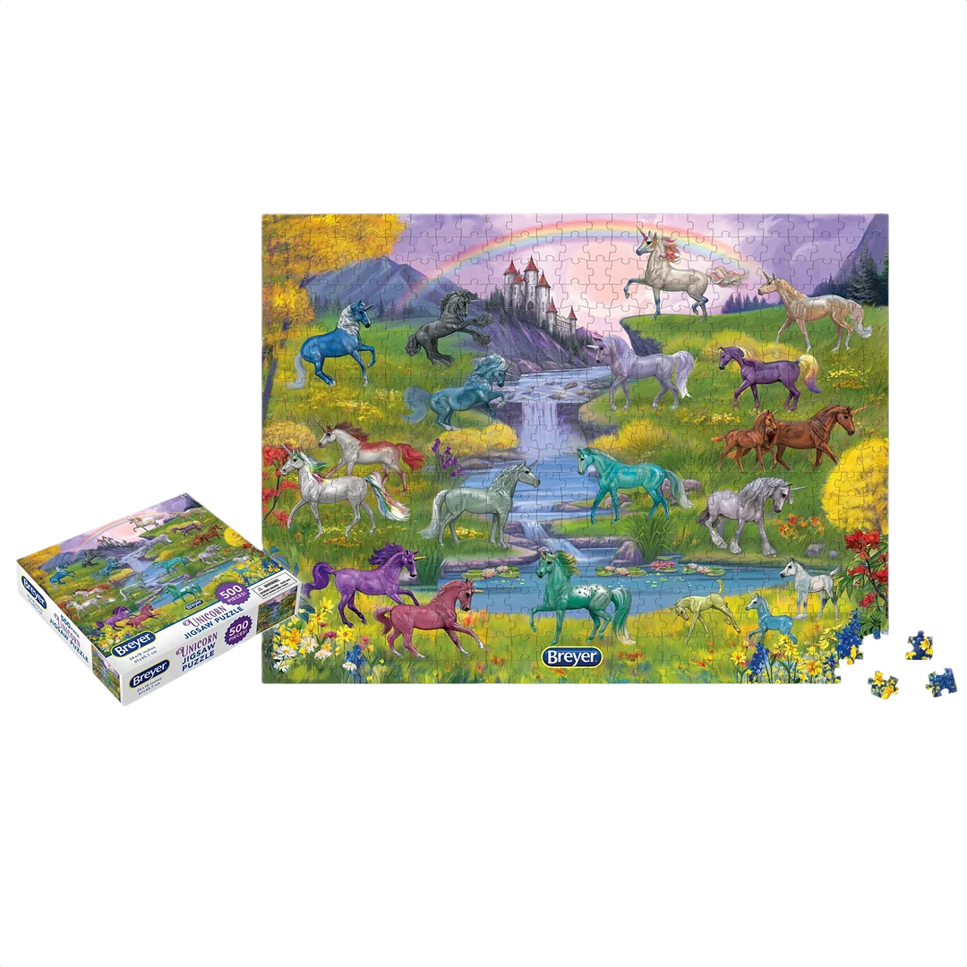 Proven Breyer Unicorn 500-Piece Jigsaw Puzzle Safe