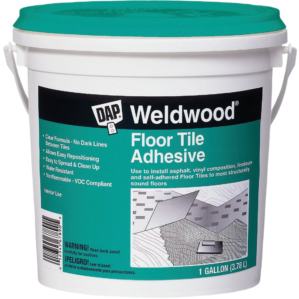 Unique DAP Weldwood Floor Tile Adhesive 1 gal. Premium Material