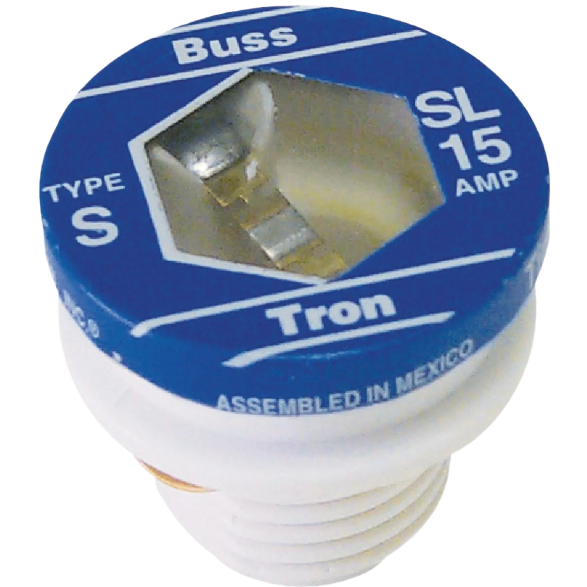 Proven Bussmann 15A SL Plug Fuse 4-Pack Safe