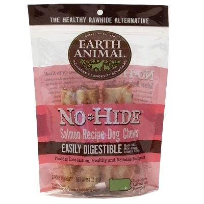 Exceptional Earth Animal Small No Hide Salmon Dog Chews 2-Pack Excellent