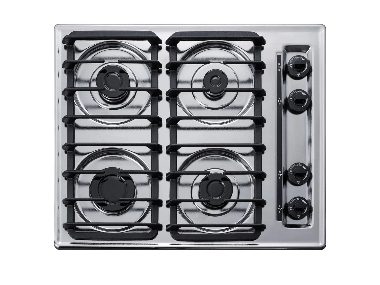 Proven 24 Wide 4-Burner Gas Cooktop Secure