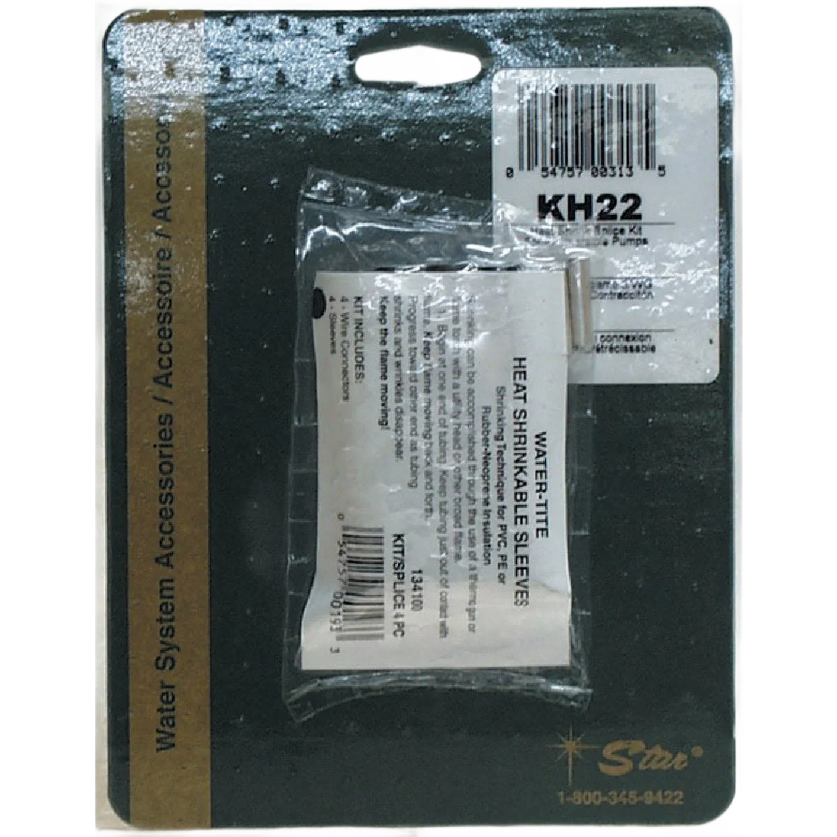 User-Friendly Star Water Systems Heat Shrink 4-Wire Well Splice Kit High-Grade