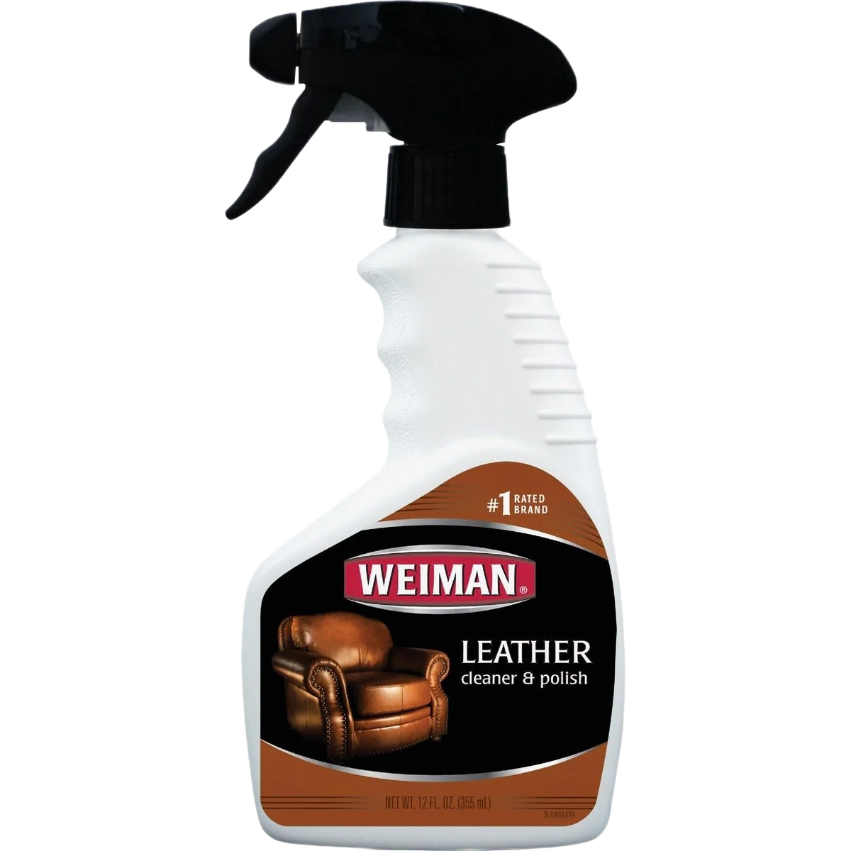 Enhanced Weiman Leather Care Cleaner Polish Spray 12 oz. Lightweight
