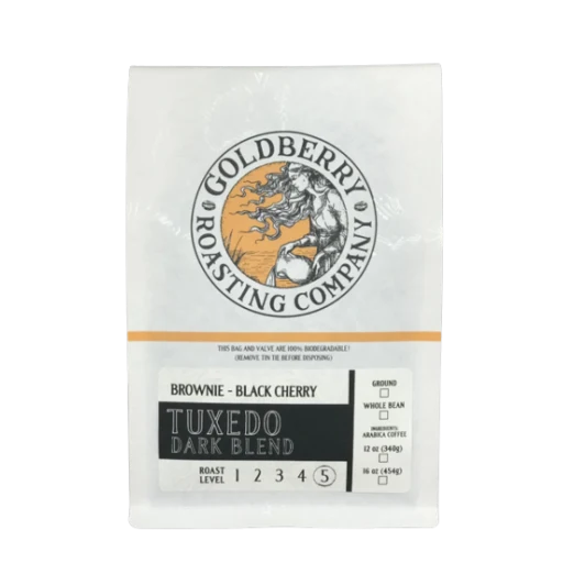 Green Goldberry Roasting Company Tuxedo Ground Coffee 12 oz. Eco-Friendly