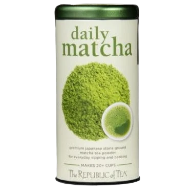 Detailed The Republic of Tea Daily Matcha Tin 1.5 oz. Sustainable