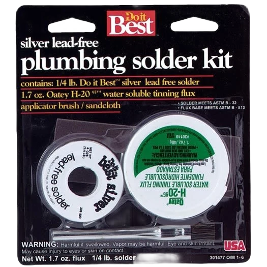 Elegant Do it Silver Lead- 1 4 lb. Solder Kit Proven